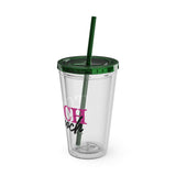 Sunsplash Tumbler with Straw, 16oz