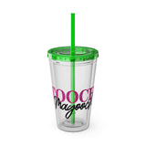 Sunsplash Tumbler with Straw, 16oz