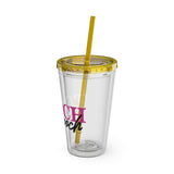 Sunsplash Tumbler with Straw, 16oz