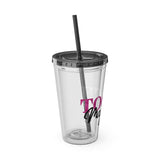 Sunsplash Tumbler with Straw, 16oz