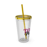 Sunsplash Tumbler with Straw, 16oz